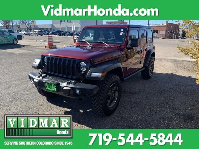 used 2021 Jeep Wrangler Unlimited car, priced at $33,084