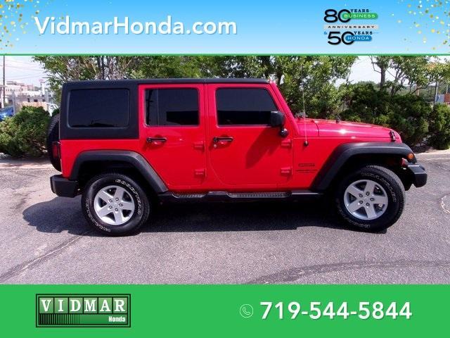 used 2016 Jeep Wrangler Unlimited car, priced at $26,833