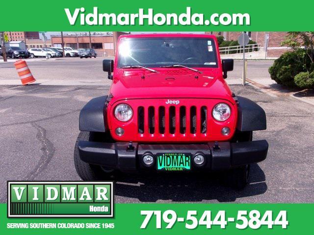 used 2016 Jeep Wrangler Unlimited car, priced at $26,833