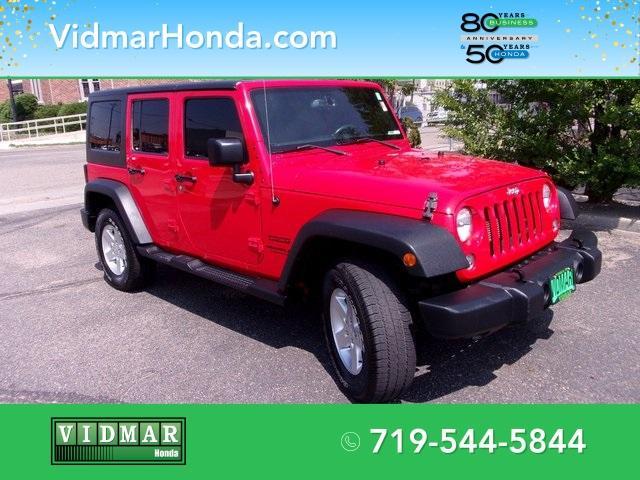 used 2016 Jeep Wrangler Unlimited car, priced at $26,833