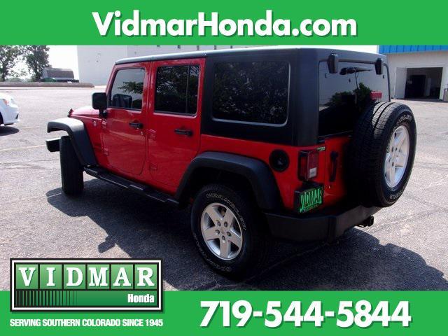 used 2016 Jeep Wrangler Unlimited car, priced at $26,833