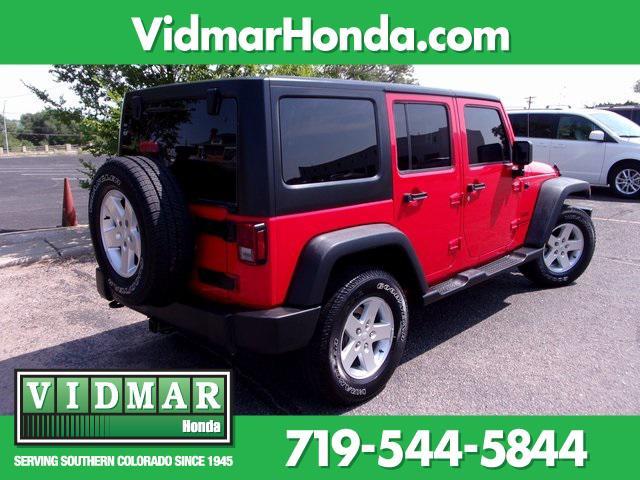 used 2016 Jeep Wrangler Unlimited car, priced at $26,833