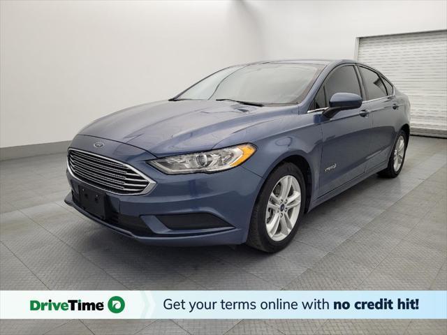 used 2018 Ford Fusion Hybrid car, priced at $13,895