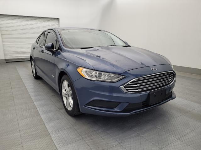 used 2018 Ford Fusion Hybrid car, priced at $13,895