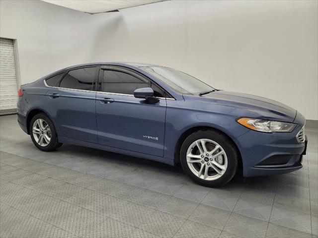 used 2018 Ford Fusion Hybrid car, priced at $13,895