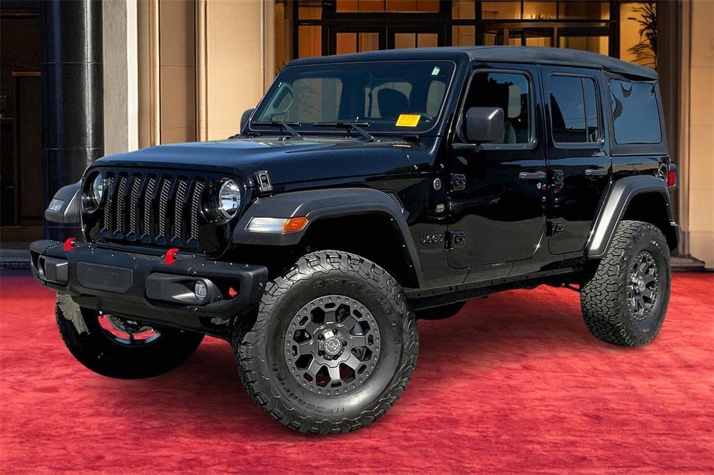 used 2022 Jeep Wrangler Unlimited car, priced at $33,054