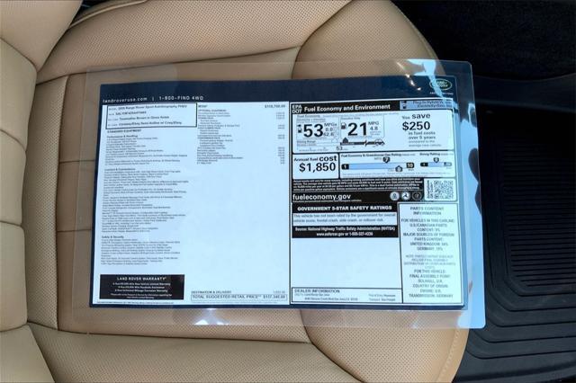 new 2025 Land Rover Range Rover Sport car, priced at $137,345