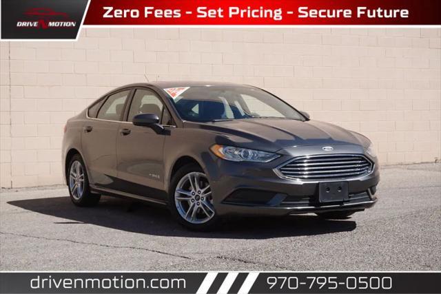 used 2018 Ford Fusion Hybrid car, priced at $8,971