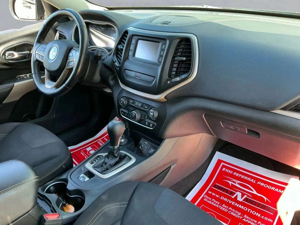 used 2017 Jeep Cherokee car, priced at $10,484