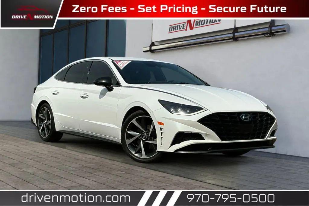 used 2021 Hyundai Sonata car, priced at $16,984