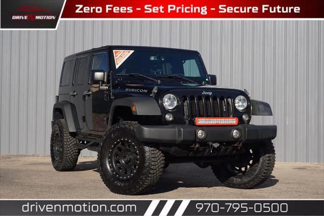 used 2015 Jeep Wrangler Unlimited car, priced at $24,484