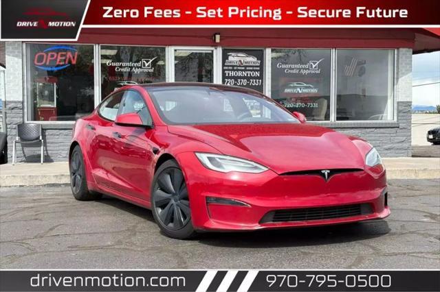 used 2022 Tesla Model S car, priced at $37,484