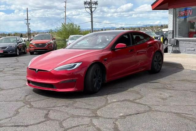 used 2022 Tesla Model S car, priced at $37,484