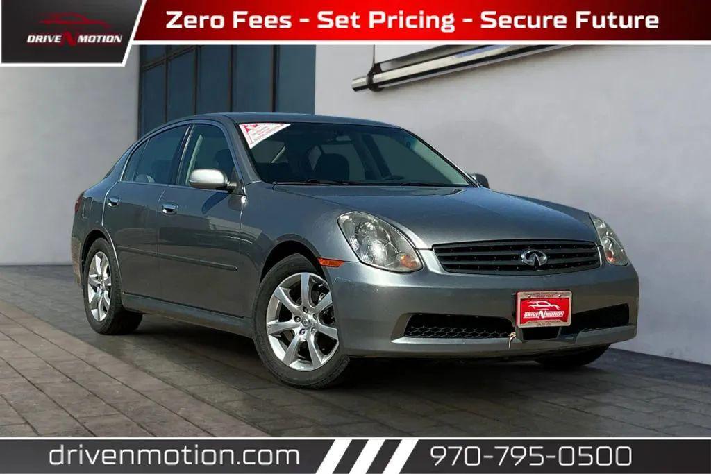 used 2005 INFINITI G35x car, priced at $7,484