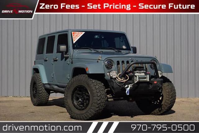 used 2014 Jeep Wrangler Unlimited car, priced at $20,984