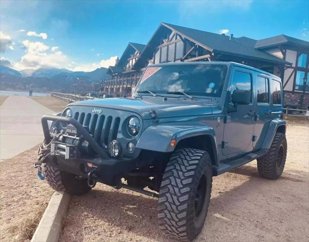 used 2014 Jeep Wrangler Unlimited car, priced at $18,984