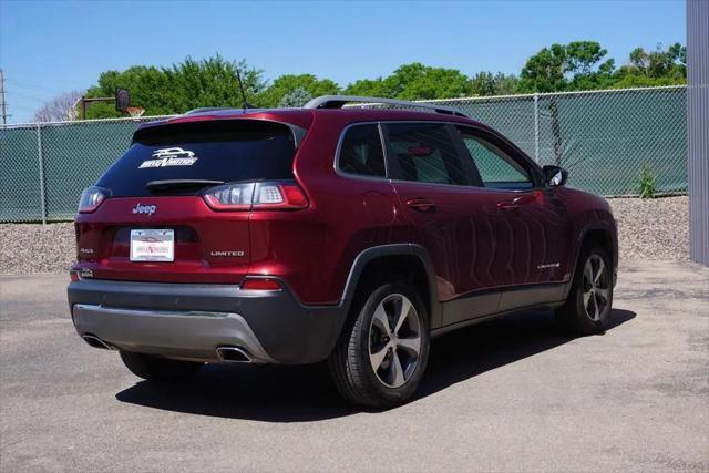 used 2021 Jeep Cherokee car, priced at $20,984