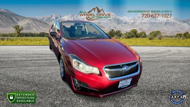 used 2016 Subaru Impreza car, priced at $9,999