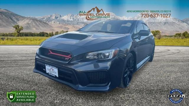 used 2018 Subaru WRX STI car, priced at $23,999