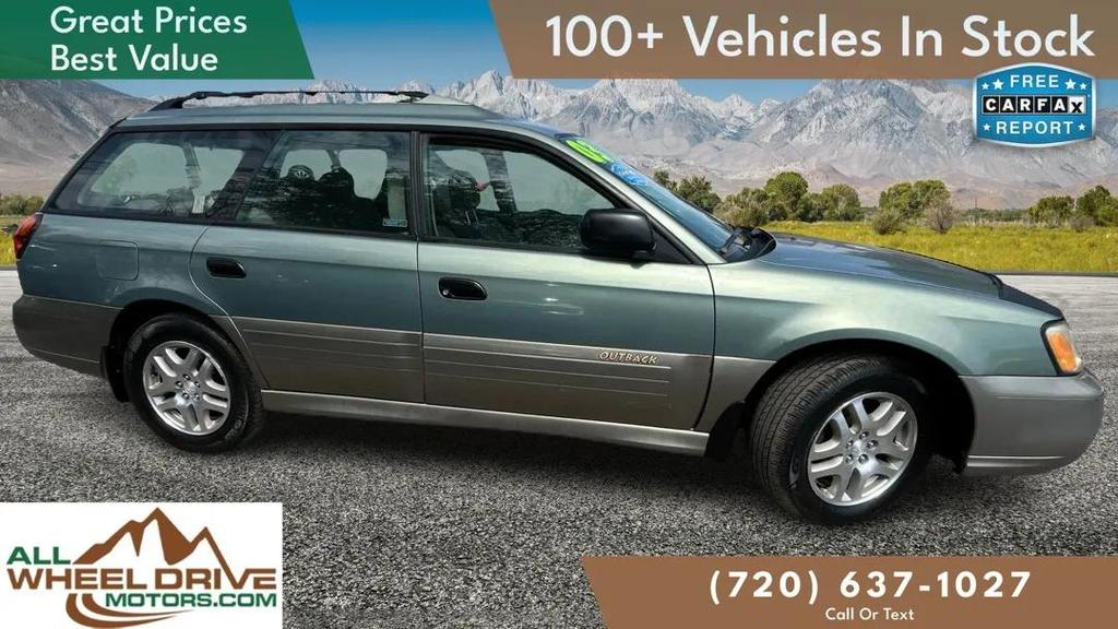 used 2003 Subaru Outback car, priced at $2,999