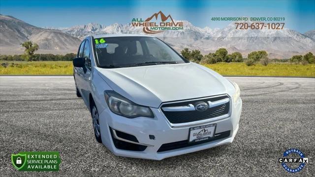 used 2016 Subaru Impreza car, priced at $7,299