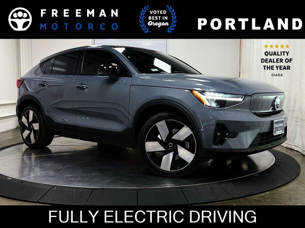 used 2023 Volvo C40 Recharge Pure Electric car, priced at $28,995