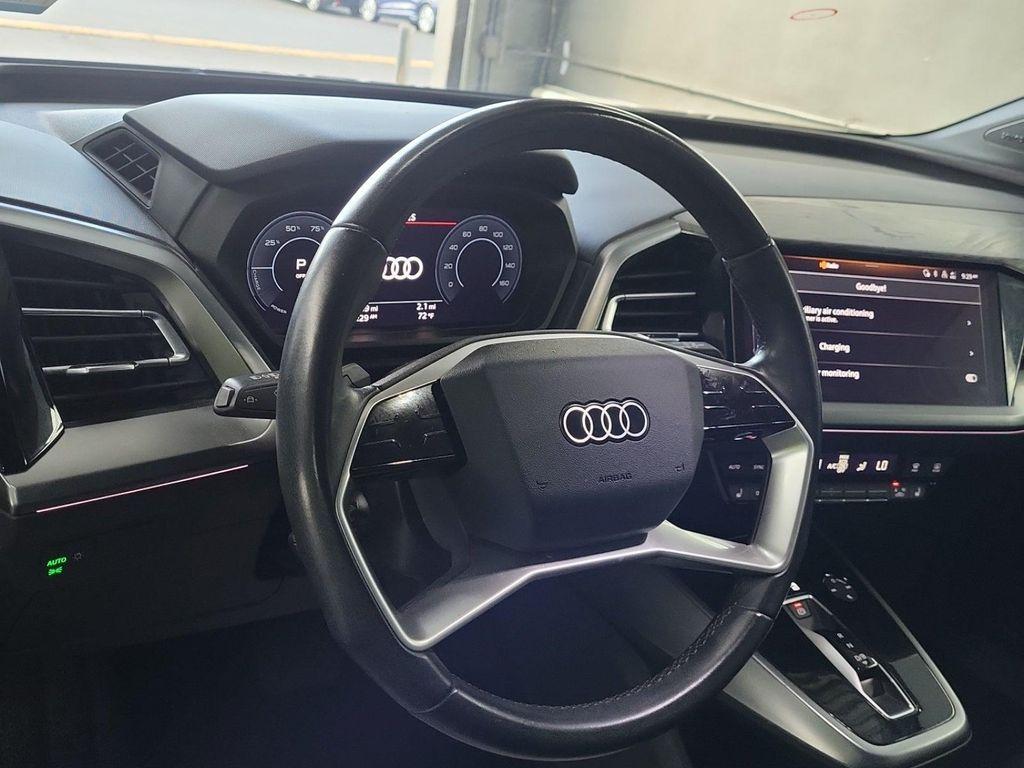 used 2023 Audi Q4 e-tron car, priced at $28,155