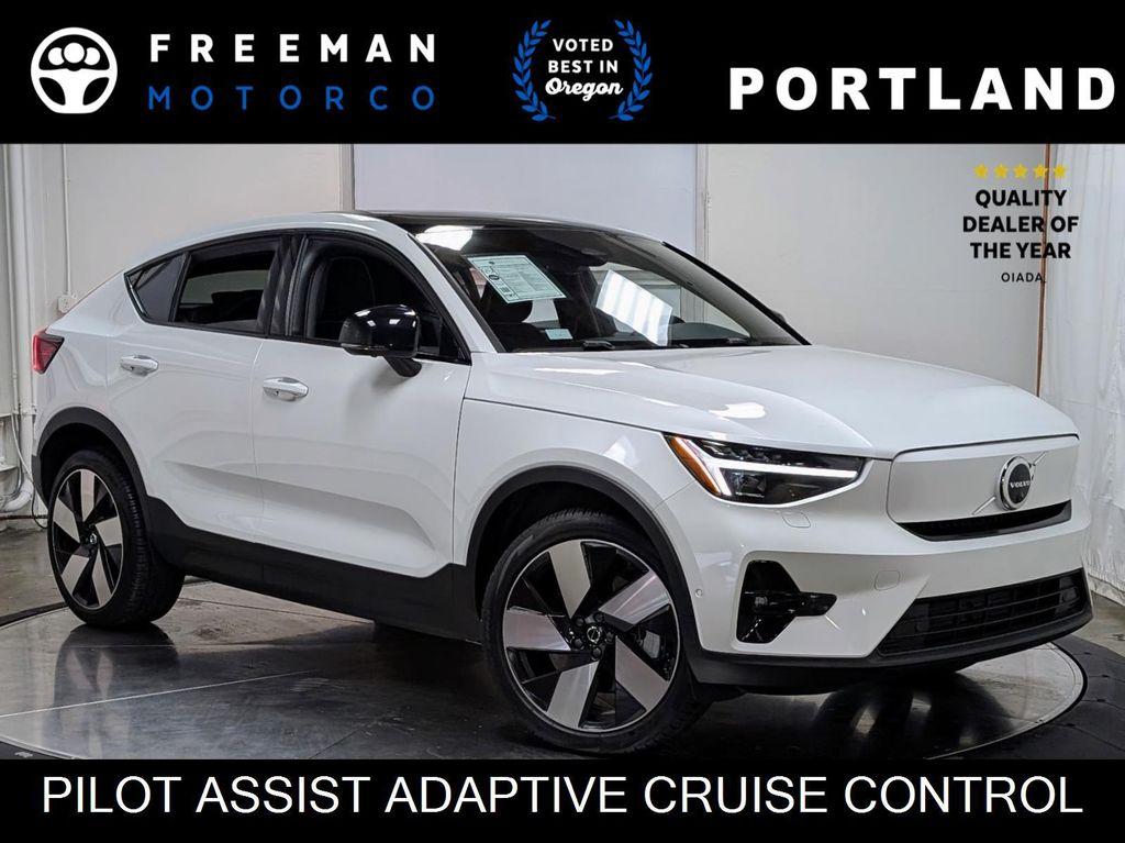 used 2023 Volvo C40 Recharge Pure Electric car, priced at $31,424