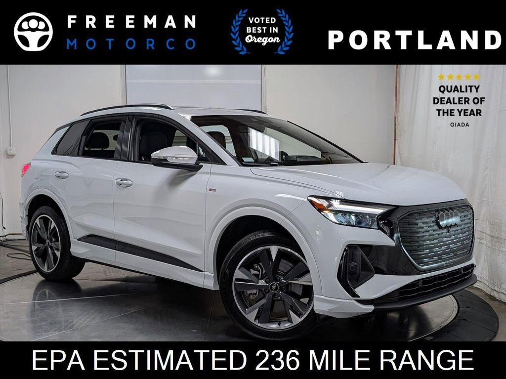 used 2023 Audi Q4 e-tron car, priced at $30,995
