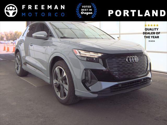 used 2023 Audi Q4 e-tron car, priced at $35,091