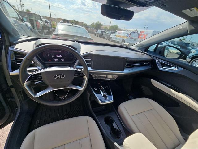 used 2023 Audi Q4 e-tron car, priced at $35,091