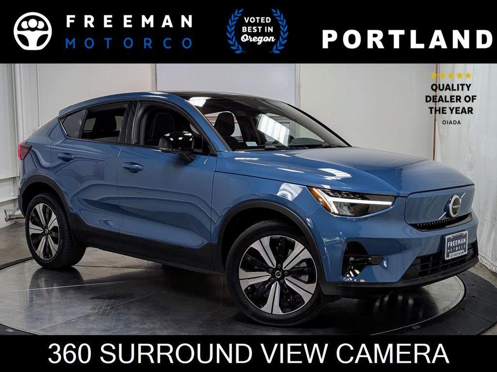 used 2023 Volvo C40 Recharge Pure Electric car, priced at $29,995