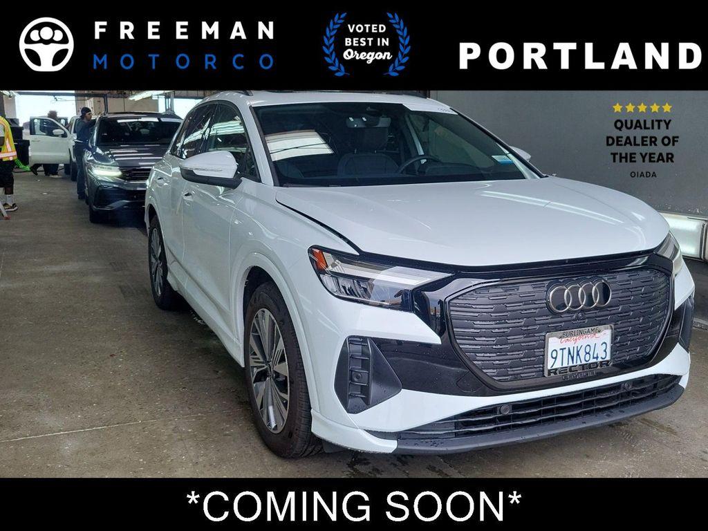 used 2025 Audi Q4 e-tron car, priced at $36,995