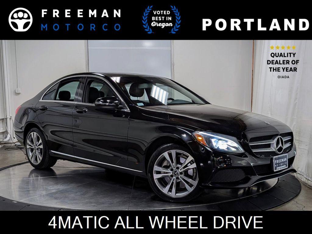 used 2018 Mercedes-Benz C-Class car, priced at $19,999