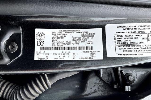 used 2017 Ford F-150 car, priced at $28,645