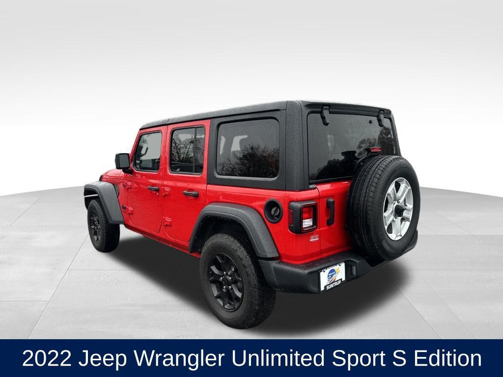 used 2022 Jeep Wrangler Unlimited car, priced at $26,785
