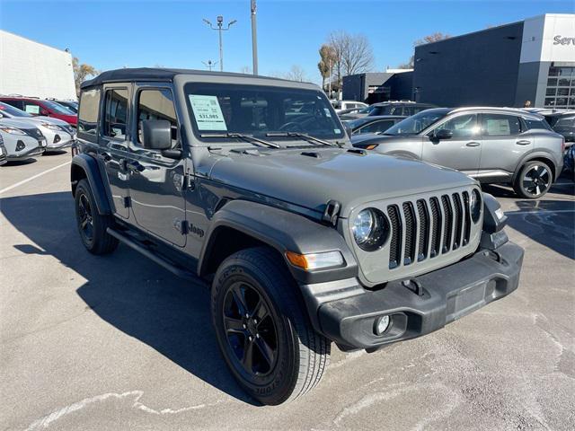 used 2020 Jeep Wrangler Unlimited car, priced at $30,675