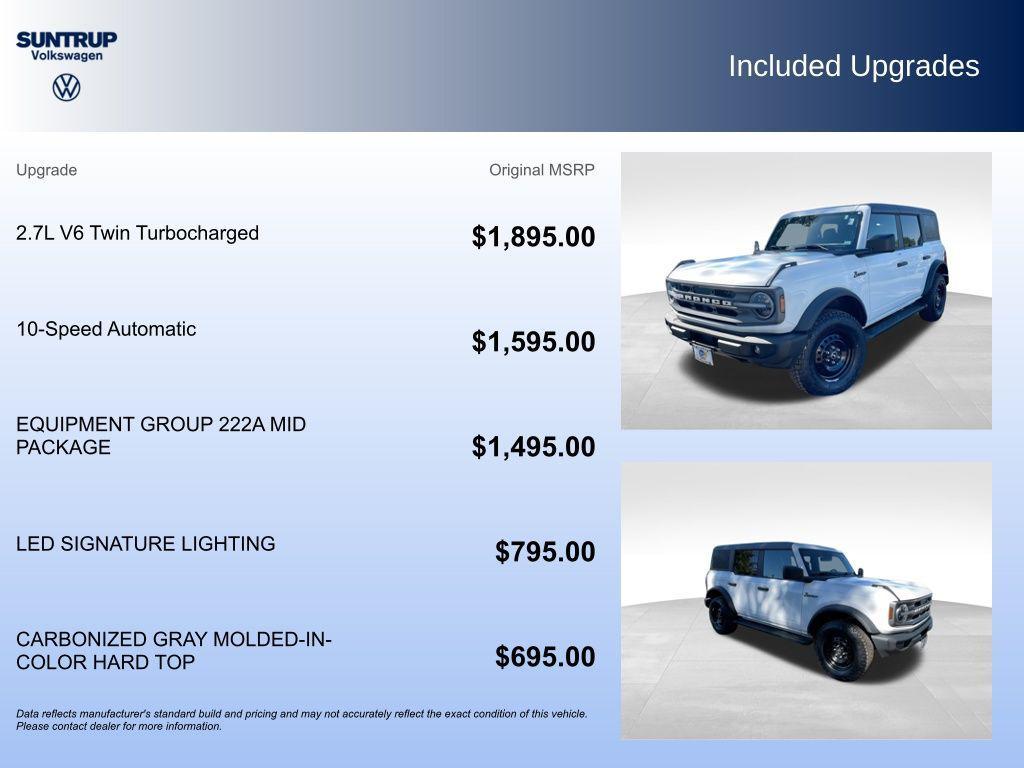 used 2022 Ford Bronco car, priced at $35,895