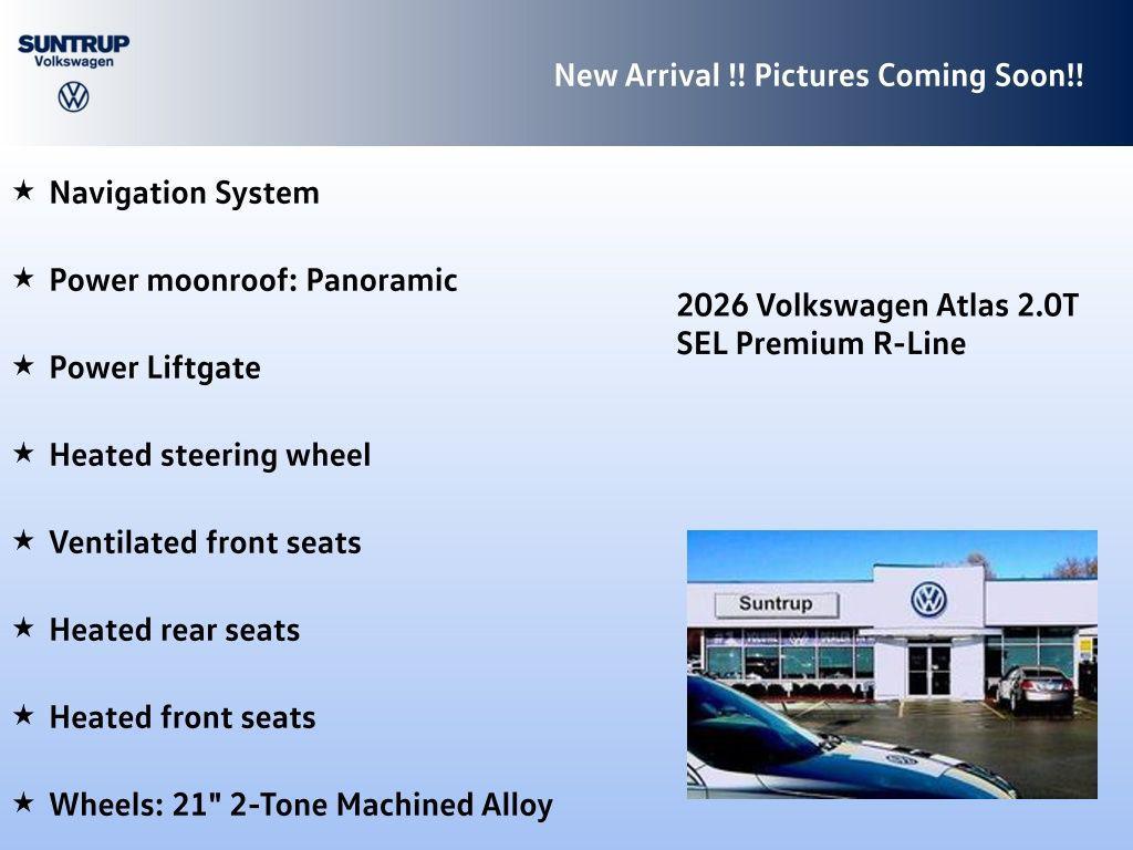 new 2026 Volkswagen Atlas car, priced at $53,681
