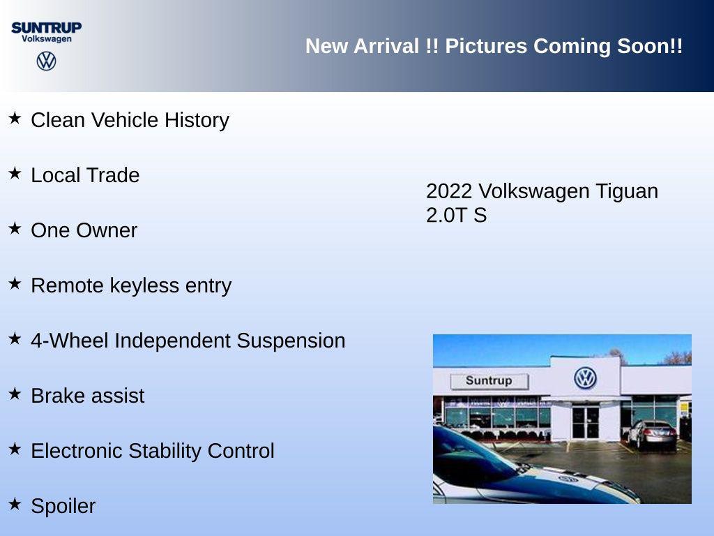 used 2022 Volkswagen Tiguan car, priced at $17,495