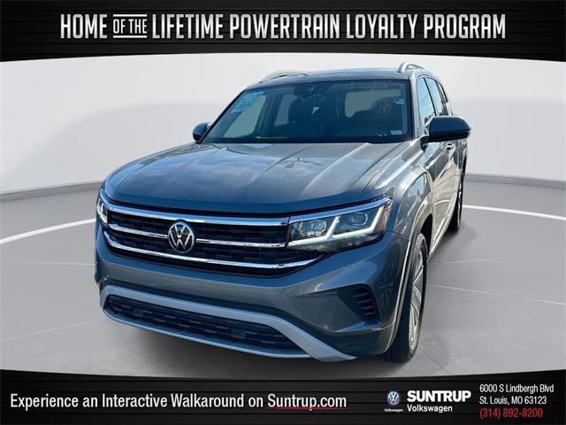 used 2021 Volkswagen Atlas car, priced at $24,555