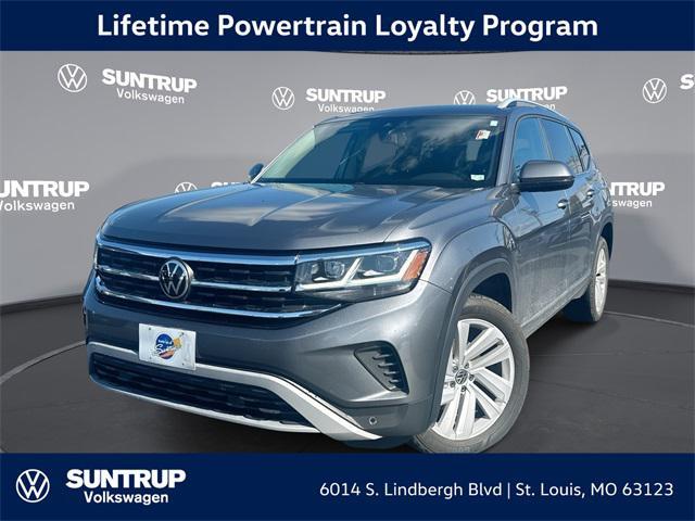 used 2021 Volkswagen Atlas car, priced at $23,115