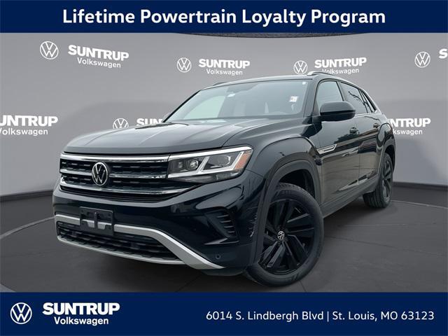 used 2022 Volkswagen Atlas Cross Sport car, priced at $27,125
