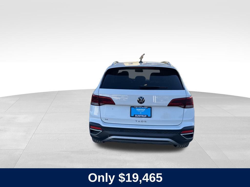 used 2022 Volkswagen Taos car, priced at $19,465