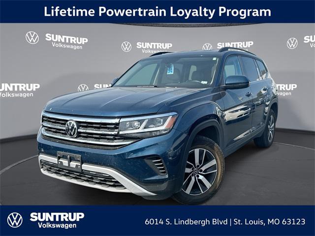 used 2022 Volkswagen Atlas car, priced at $21,605