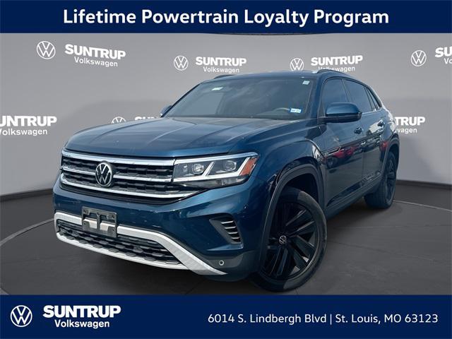 used 2021 Volkswagen Atlas Cross Sport car, priced at $24,995