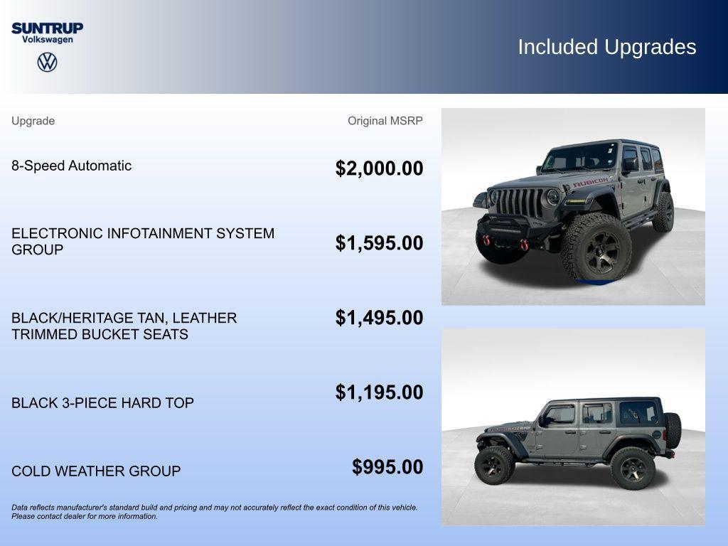 used 2018 Jeep Wrangler Unlimited car, priced at $24,815