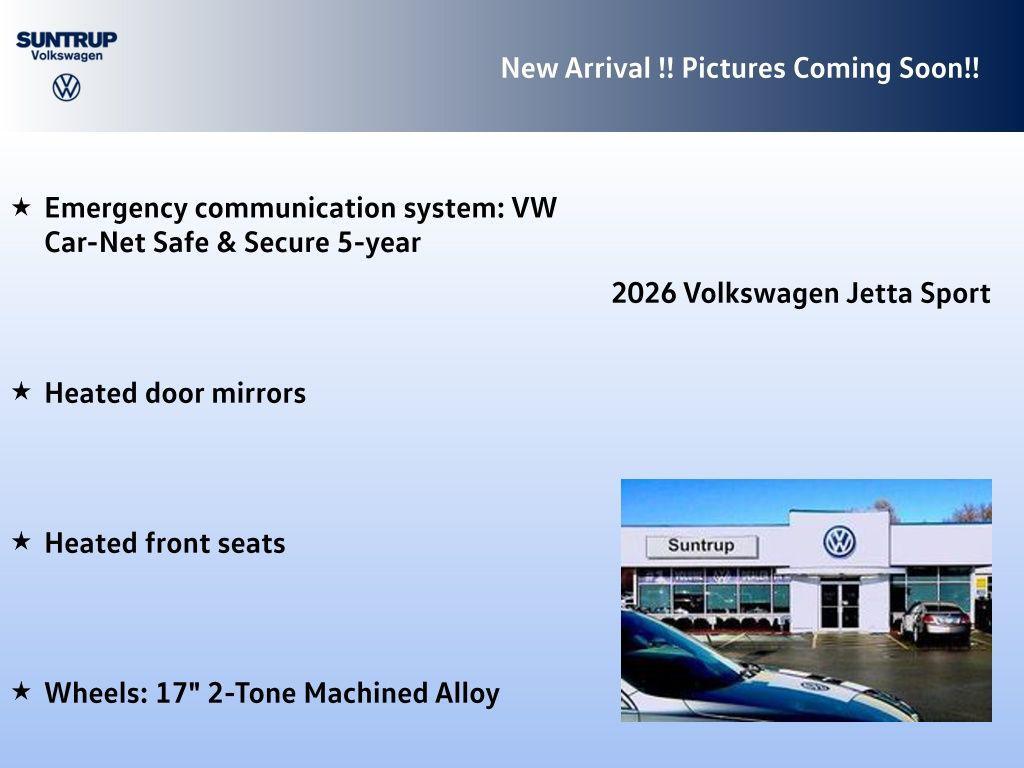 new 2026 Volkswagen Jetta car, priced at $26,564