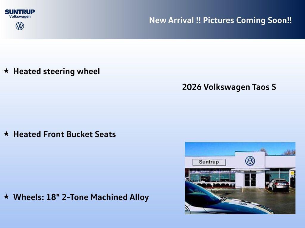 new 2026 Volkswagen Taos car, priced at $29,692