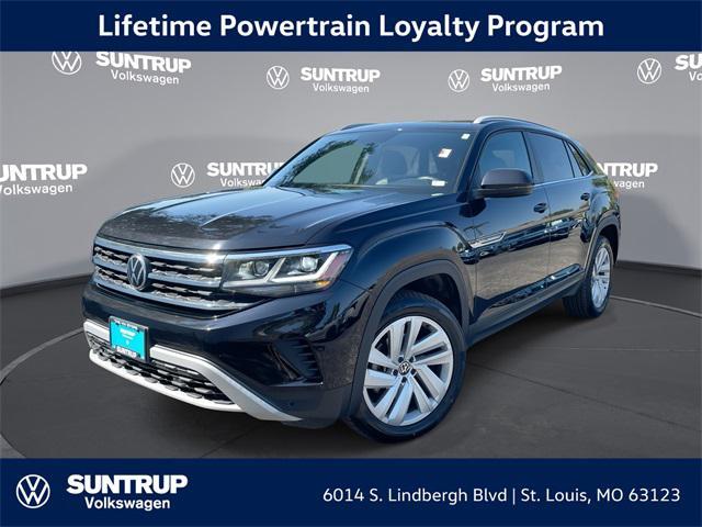 used 2021 Volkswagen Atlas Cross Sport car, priced at $22,975